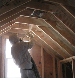 Worcester MA attic spray foam insulation